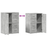 Sideboard Concrete Grey 59x39x80 cm Engineered Wood 840537