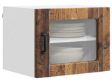Wall Glass Cabinet PORTO Old Wood 40 x 31 x 40 cm 885201