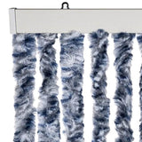 Fly Curtain Blue and White 100x200 cm Chenille 377371