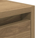 ZNTS Wall-mounted Bedside Cabinets 2 pcs Artisan Oak 38x34x40 cm 861264