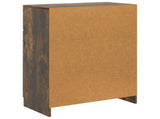 Sideboard Smoked Oak 66 x 34.5 x 87 cm Engineered Wood 895790