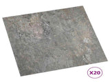 Self-adhesive Flooring Planks Stones 30.5 x 30.5 cm 20 pcs PVC 42046380