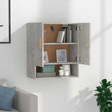 Wall Cabinet Concrete Grey 60x31x70 cm Engineered Wood 812874