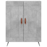 Highboard Concrete Grey 69,5x34x180 cm Engineered Wood 3195767