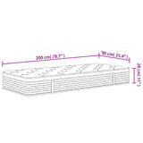 Pocket Spring Mattress Medium 90x200 cm 372860