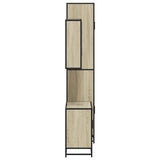 3 Piece Bathroom Furniture Set Sonoma Oak Engineered Wood 3301106