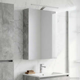 Bathroom Mirror Cabinet Concrete Grey 50 x 14.5 x 70 cm 889050