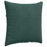 Sofa Pillows 2 pcs Dark Green 80 x 80 cm Corduroy Fabric 42014059