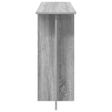 Console Table Grey Sonoma 100 x 30 x 75 cm Engineered Wood 8001172