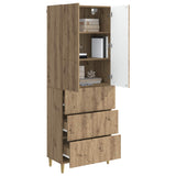 Cabinet Set 2 pcs Artisan Oak 66 x 34.5 x 90 cm Engineered Wood 3416726