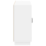 Sideboard High Gloss White 89 x 34.5 x 77 cm Engineered Wood 895339