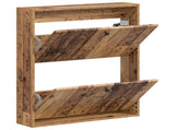 Wall-Mounted Shoe Cabinet BREDA 71 x 17 x 86 cm Engineered Wood 897523