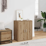 Shoe Cabinet Artisan Oak 60x35x70 cm Engineered Wood 856697