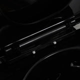 Wall Hung Rimless Toilet Ceramic Black 145238