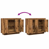 Sideboard Old Wood 92x35x75 cm Engineered Wood 856864