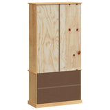 Bookcase VIGO 85x35x170 cm Solid Wood Pine 353196