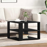 Coffee Table Black Oak 58 x 58 x 40 cm Engineered Wood 862608