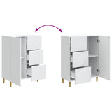 Sideboard with Drawer White 66 x 34.5 x 90 cm Engineered Wood 894625