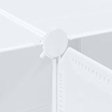 Storage Cube Organiser with 12 Cubes and Hanging Rods PP 4019583