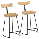 Bar Stools 2 pcs 49x43x88 cm Solid Wood Mango 4013522