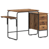 Desk with Storage Oak Wood 120 x 50 x 75 cm 8008000
