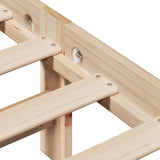 Bed Frame without Mattress 90x200 cm Solid Wood Pine 3309902
