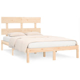 Bed Frame without Mattress 200x200 cm Solid Wood 3104693