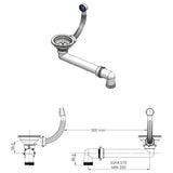 Granite Kitchen Sink Single Basin Grey 142961