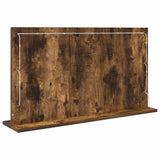Vanity Mirror Rectangular Smoked Oak 80 x 45 x 18 cm 868321
