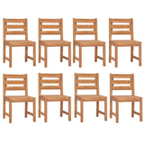 9 Piece Garden Dining Set Solid Wood Teak 3157192
