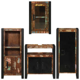 Bathroom Furniture Set 4 pcs Multicolour Solid Reclaimed Wood 3305693