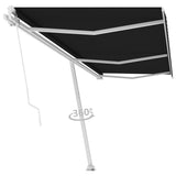 ZNTS Freestanding Manual Retractable Awning 600x350 cm Anthracite 3069679