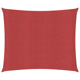 311606 Sunshade Sail 160 g/m Red 4x4 m HDPE
