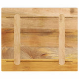 Table Top 60x50x3.8 cm Rectangular Solid Wood Rough Mango 371392
