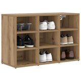 Shoe Cabinet Artisan Oak 77.5 x 30 x 51 cm Engineered Wood 875207