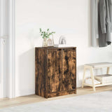 Shoe Cabinet Smoked Oak 57x34x76 cm Engineered Wood 861872