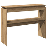 Console Table Artisan Oak 102x30x80 cm Engineered Wood 856627