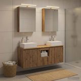 Bathroom Cabinet Set 5 pcs Artisan Oak Engineered Wood 3406398