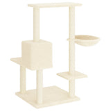 Cat Tree with Sisal Scratching Posts Cream 95 cm 172073