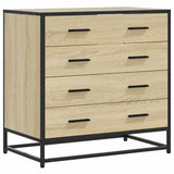 Drawer Cabinet Sonoma Oak 70x41x70 cm Engineered Wood 849080