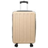 Suitcase Folding Champagne 43 x 27 x 66 cm ABS Plastic 42006255