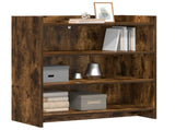 Sideboard Smoked Oak 75 x 36 x 80 cm Engineered Wood 8011111