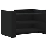Coffee Table Black 80x50x50 cm Engineered Wood 848340