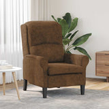 Armchair Brown 76 x 94 x 102 cm Faux Leather 42009867