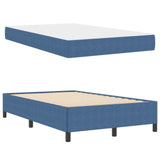 Bed Frame with Mattress Blue 120 x 190 cm Fabric 3399113