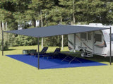 Tent Carpet 400x700 cm Blue HDPE 310734
