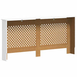 Radiator Covers 2 pcs White 172x19x81.5 cm MDF 3051379