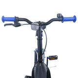 Kids Bike 18 Inches for 5-7 Years Old Blue Black 42009342