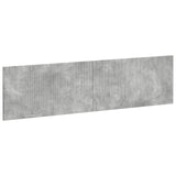 Wall-Mounted Headboard HOORN Concrete Grey Engineered Wood 897368