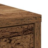 Sideboard with Drawer Old Wood 80x34x76 cm Engineered Wood 861542